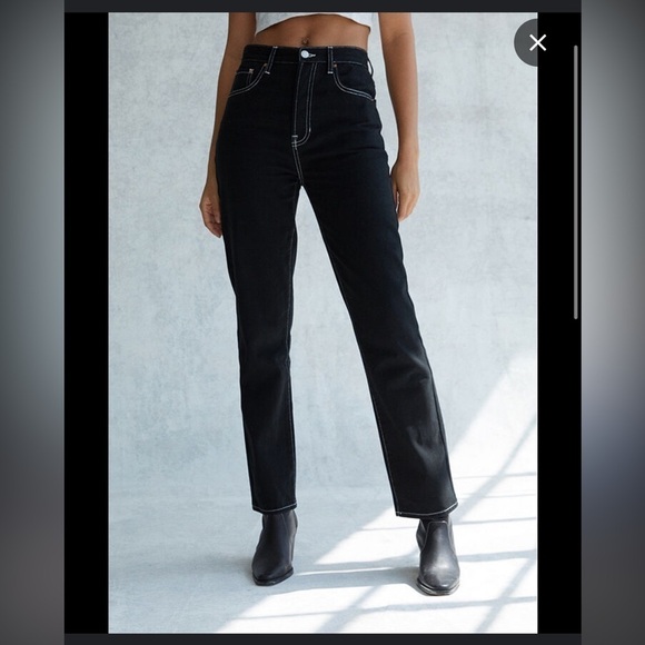 PacSun Denim - PacSun Black ultra high rise “dad Jean” SZ 26